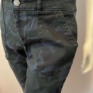 Calvin Klein - Blue Camo - Ankle Length Dress Pants.